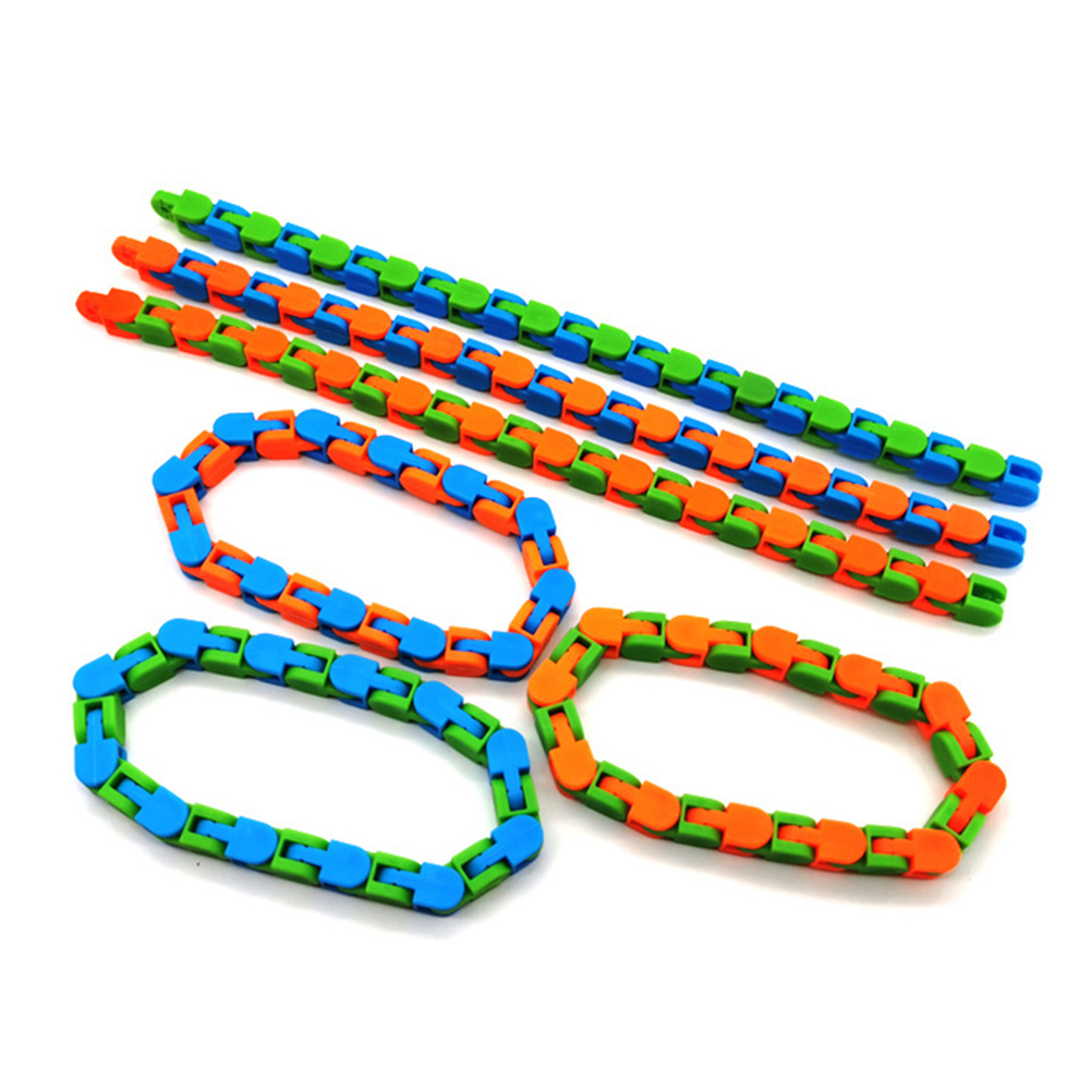 Funny Fidget Chain Anti Stress Toy for Adult Bike Chain Fidget Bracelet Puzzle Educational Toys - Image 3