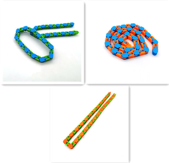 Funny Fidget Chain Anti Stress Toy for Adult Bike Chain Fidget Bracelet Puzzle Educational Toys - Image 2